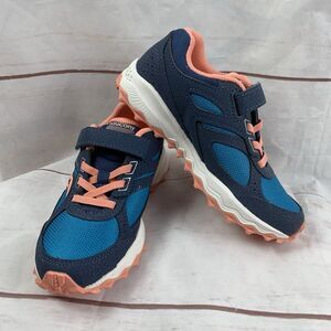 Saucony Cohesion TR14 Unisex Kids Boys Girls Trail Sneakers 12.5 Coral Navy Teal
